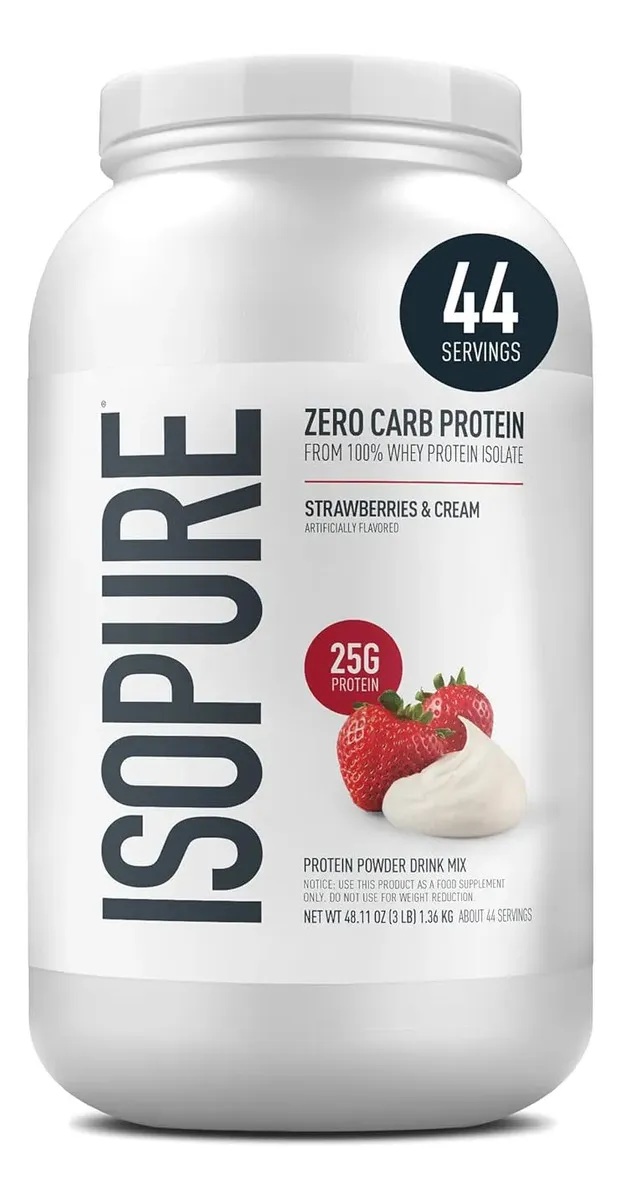 Nb Isopure 3 Lbs Zero Carb Strawberries & cream