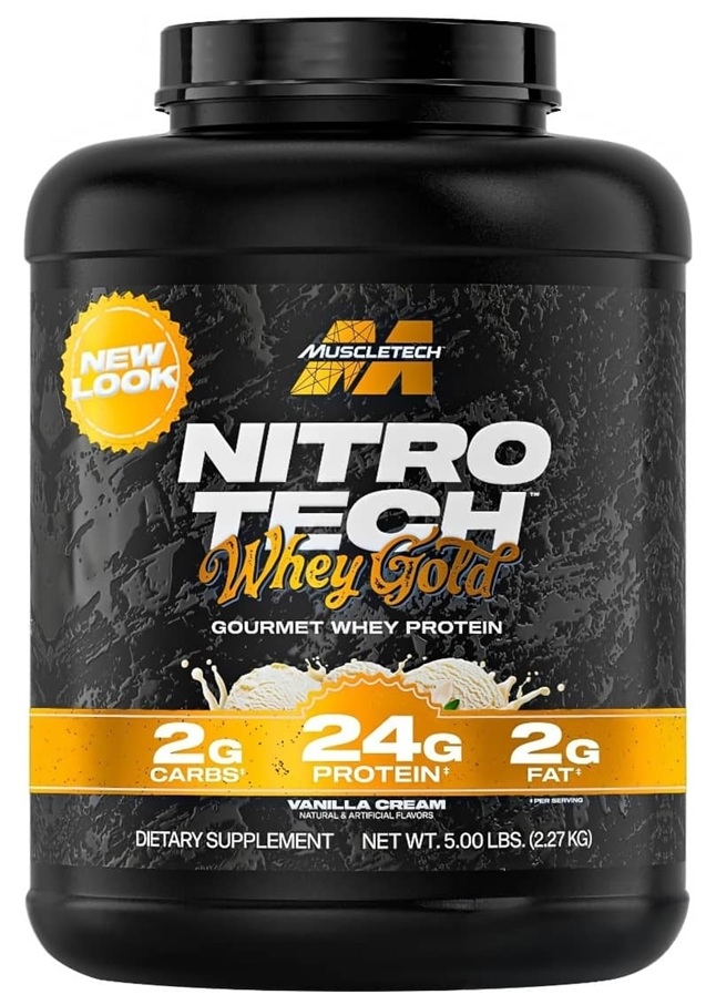 Nitro Tech Whey Gold 5lb Vainilla