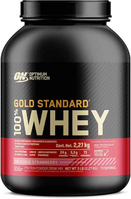Whey Gold Std 5LB Strawberries Cream
