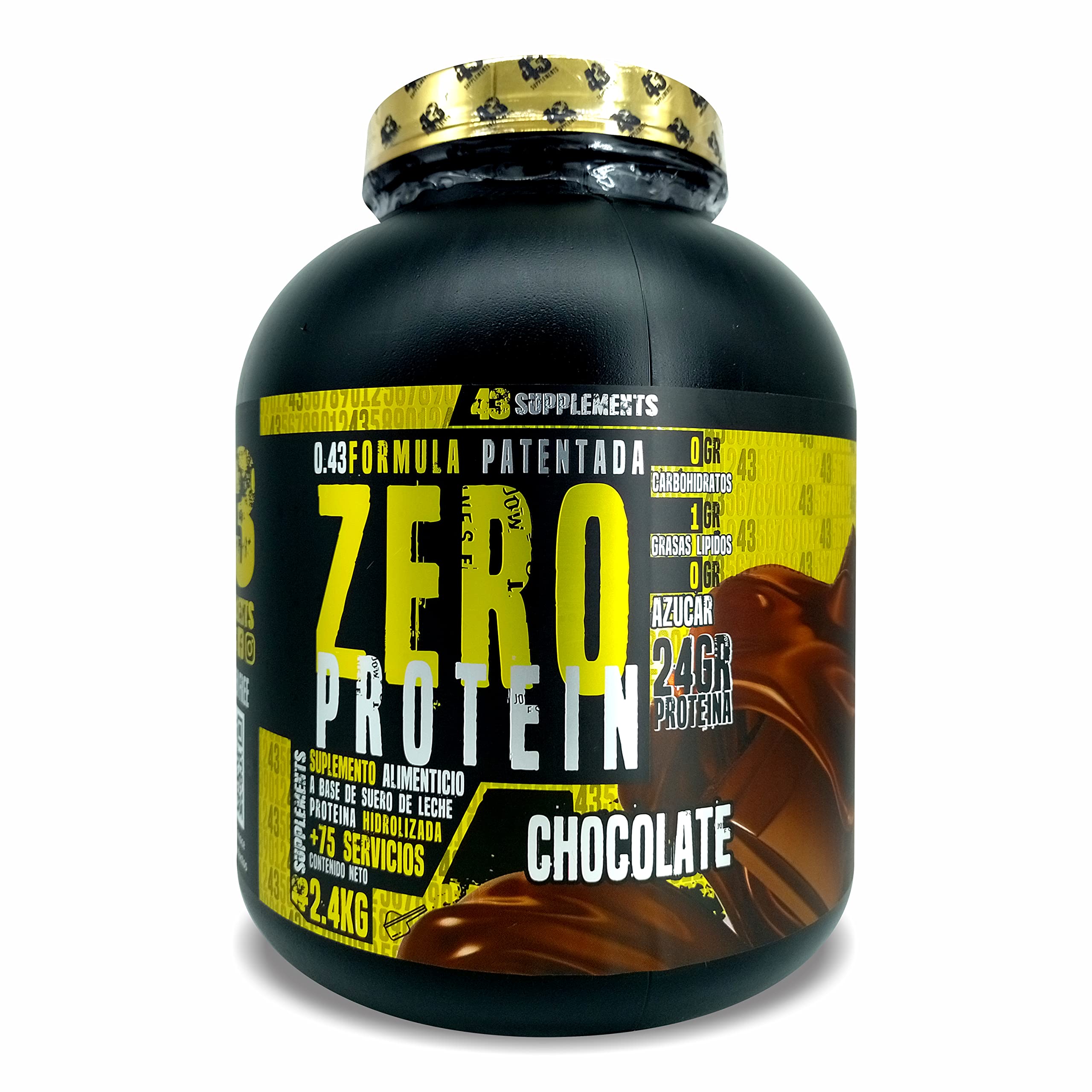 43 Suplement Zero Protein 2.4 Kg Chocolate