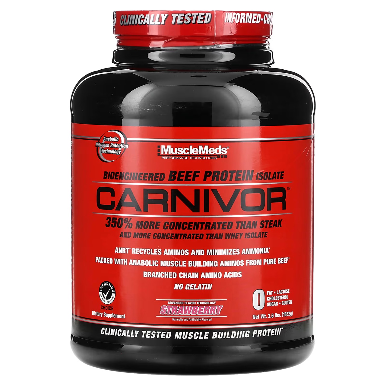 Carnivor 3.6 Libras Sabor Fresa